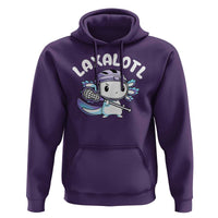 Funny Axolotl Lacrosse Player Hoodie - Wonder Print Shop