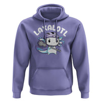 Funny Axolotl Lacrosse Player Hoodie - Wonder Print Shop