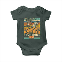 Funny Pompeii Fun Run Baby Onesie Geography Volcanologist