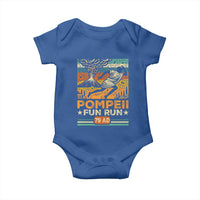 Funny Pompeii Fun Run Baby Onesie Geography Volcanologist