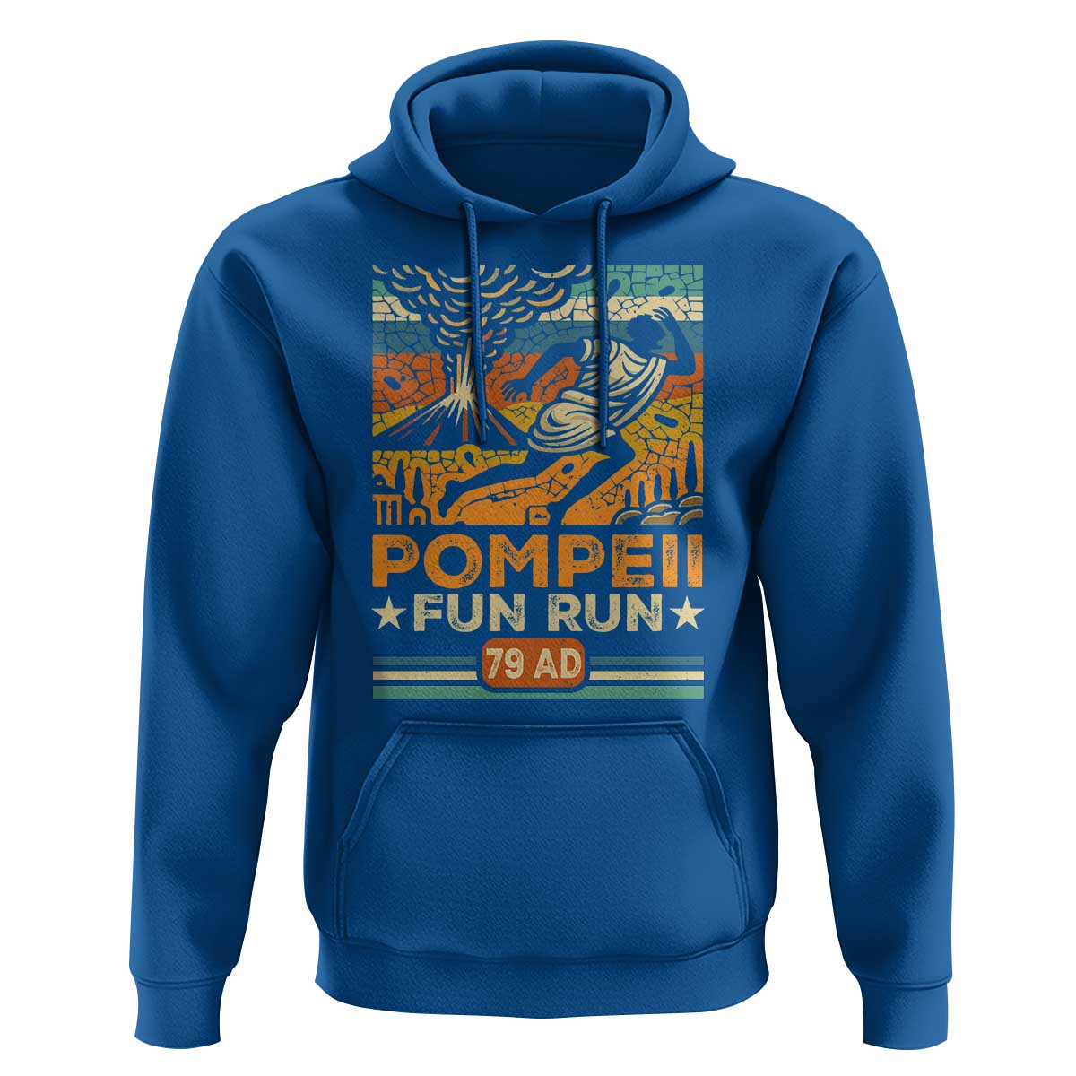 Funny Pompeii Fun Run Hoodie Geography Volcanologist