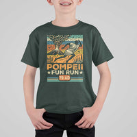 Funny Pompeii Fun Run T Shirt For Kid Geography Volcanologist