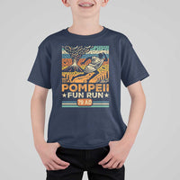 Funny Pompeii Fun Run T Shirt For Kid Geography Volcanologist