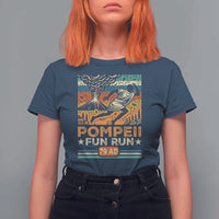 Funny Pompeii Fun Run T Shirt For Women Geography Volcanologist