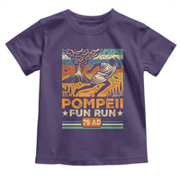 Funny Pompeii Fun Run Toddler T Shirt Geography Volcanologist