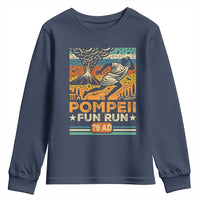 Funny Pompeii Fun Run Youth Sweatshirt Geography Volcanologist