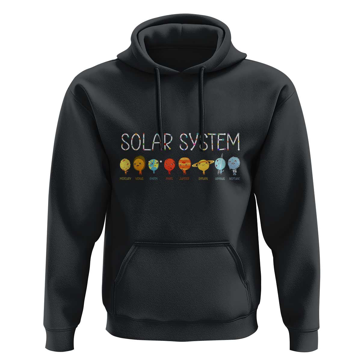 Funny Solar System Planets Science Outer Space Hoodie - Wonder Print Shop