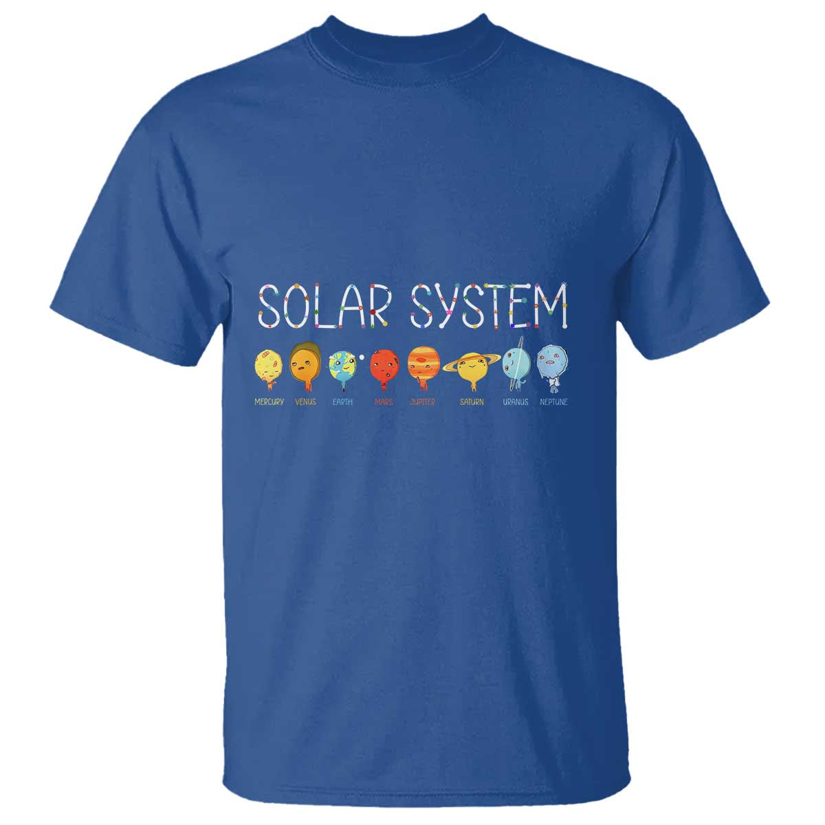 Funny Solar System Planets Science Outer Space T Shirt - Wonder Print Shop
