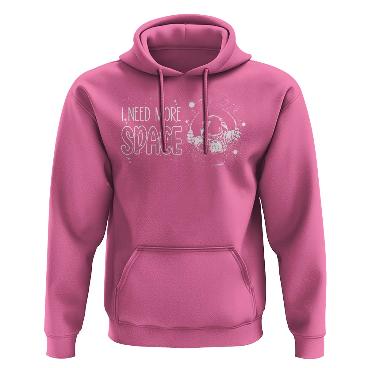 Outer Space Astronaut Hoodie I Need More Space - Wonder Print Shop