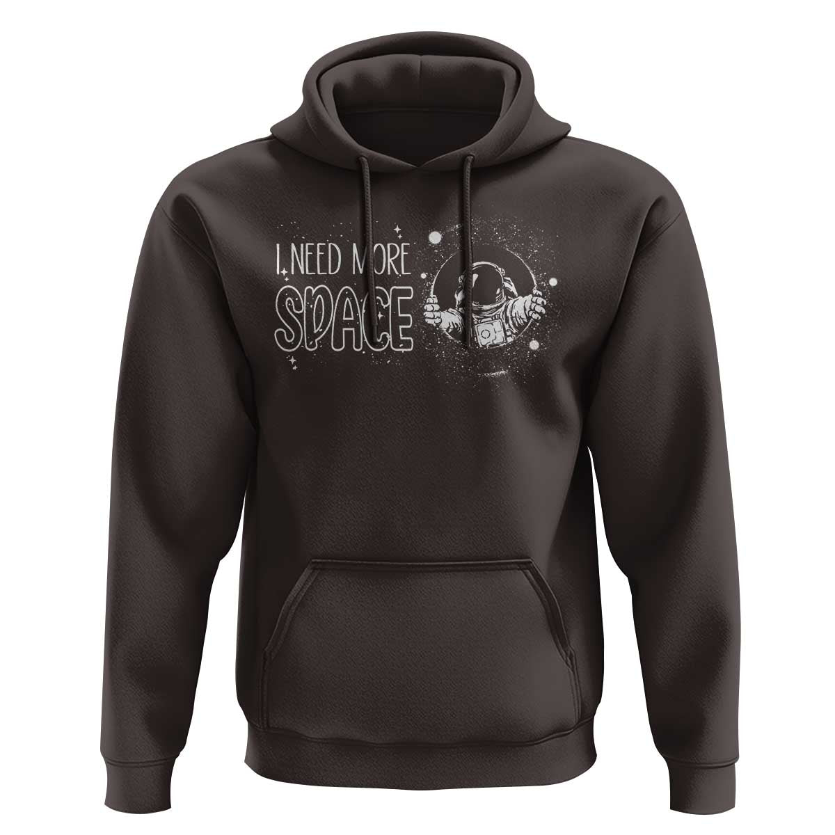 Outer Space Astronaut Hoodie I Need More Space - Wonder Print Shop