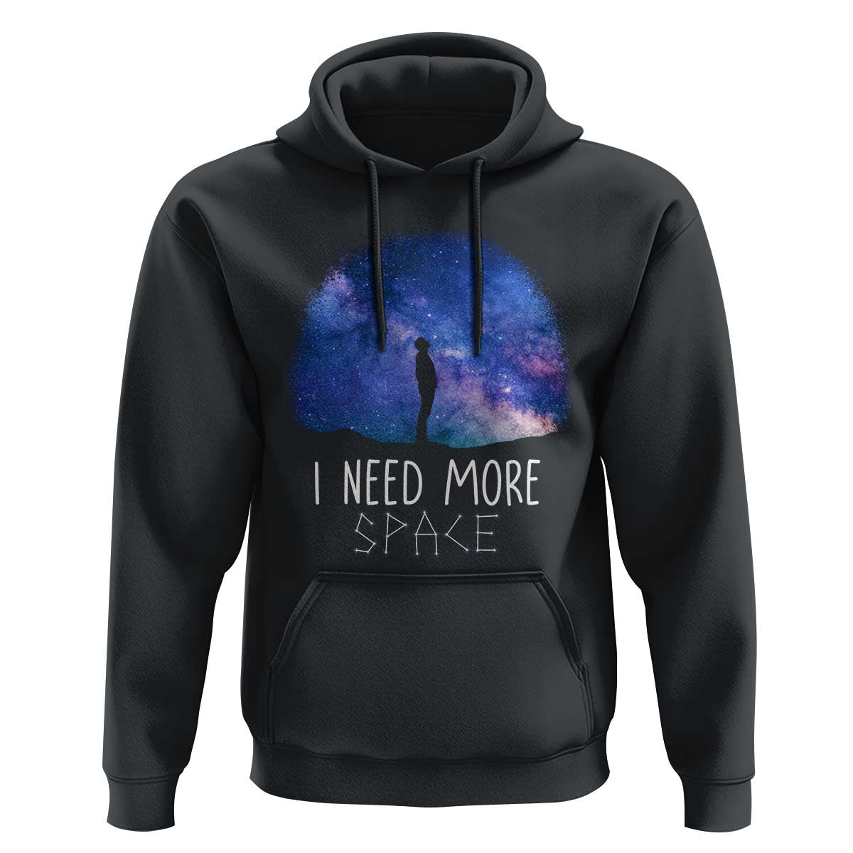 Astronomy Hoodie I Need More Space Galaxy Night Sky - Wonder Print Shop
