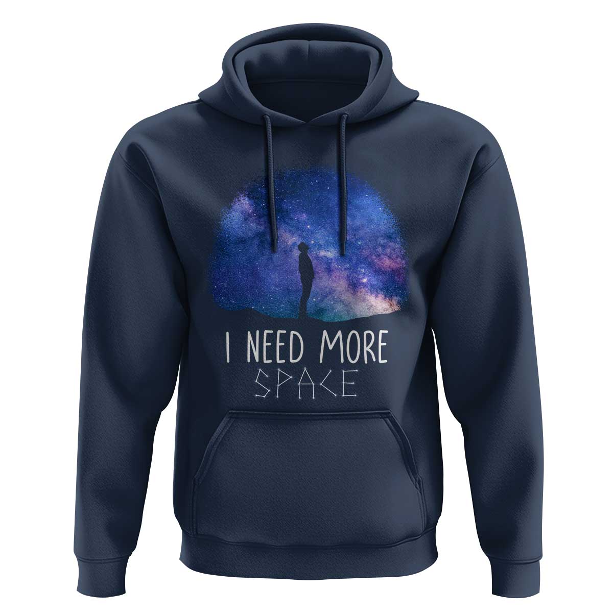 Astronomy Hoodie I Need More Space Galaxy Night Sky - Wonder Print Shop