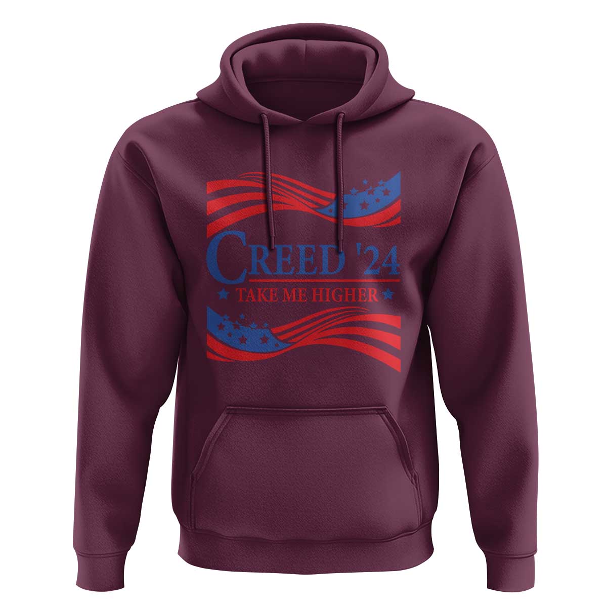 Funny US Election Hoodie Creed '24 Take Me Higher - Wonder Print Shop