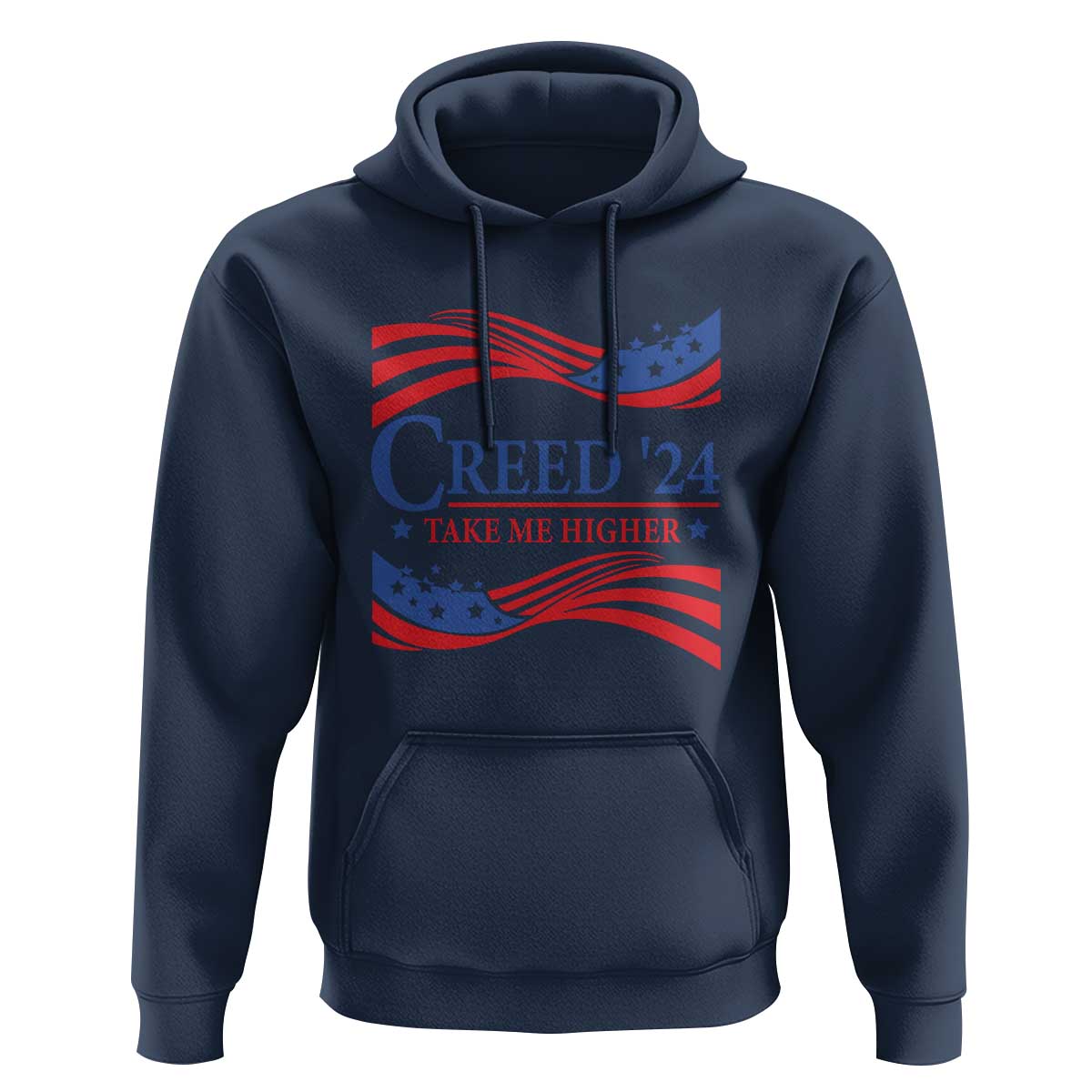Funny US Election Hoodie Creed '24 Take Me Higher - Wonder Print Shop