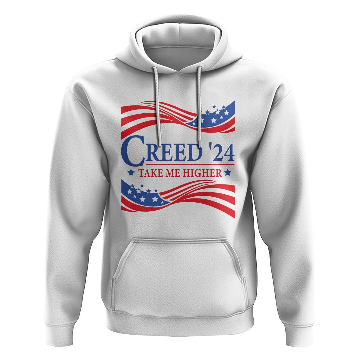 Funny US Election Hoodie Creed '24 Take Me Higher - Wonder Print Shop