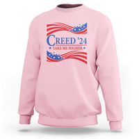 Funny US Election Sweatshirt Creed '24 Take Me Higher - Wonder Print Shop