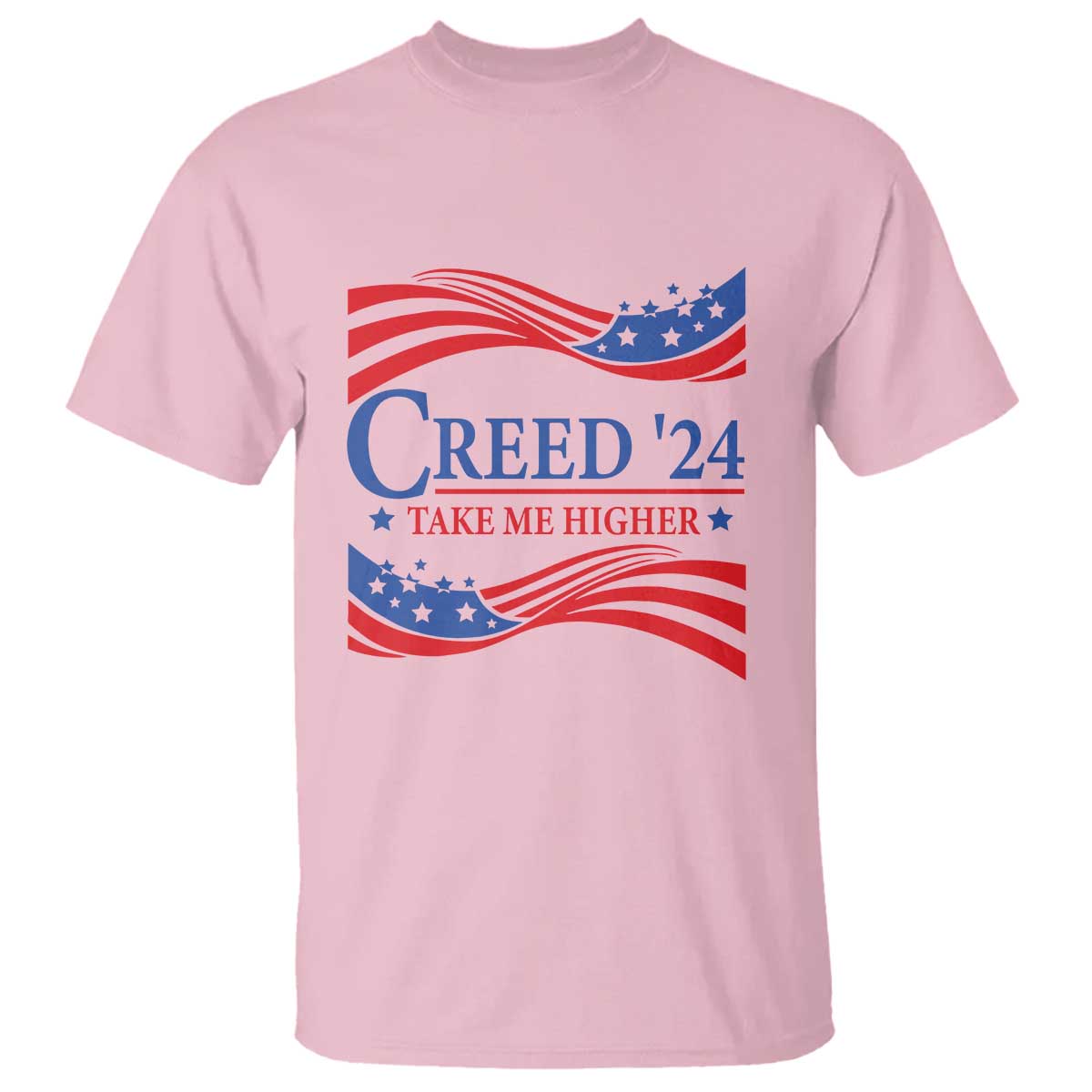 Funny US Election T Shirt Creed '24 Take Me Higher - Wonder Print Shop