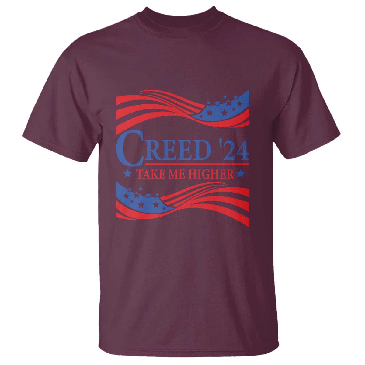 Funny US Election T Shirt Creed '24 Take Me Higher - Wonder Print Shop