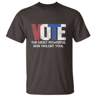 Vote 2024 T Shirt The Most Powerful None Violent Tool - Wonder Print Shop