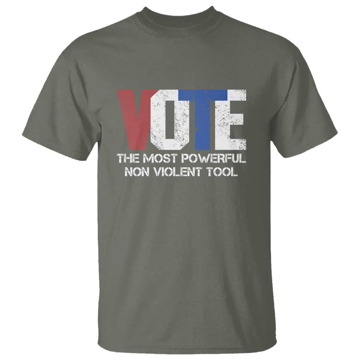Vote 2024 T Shirt The Most Powerful None Violent Tool - Wonder Print Shop