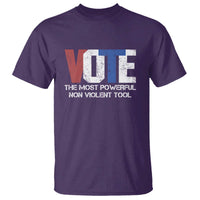 Vote 2024 T Shirt The Most Powerful None Violent Tool - Wonder Print Shop