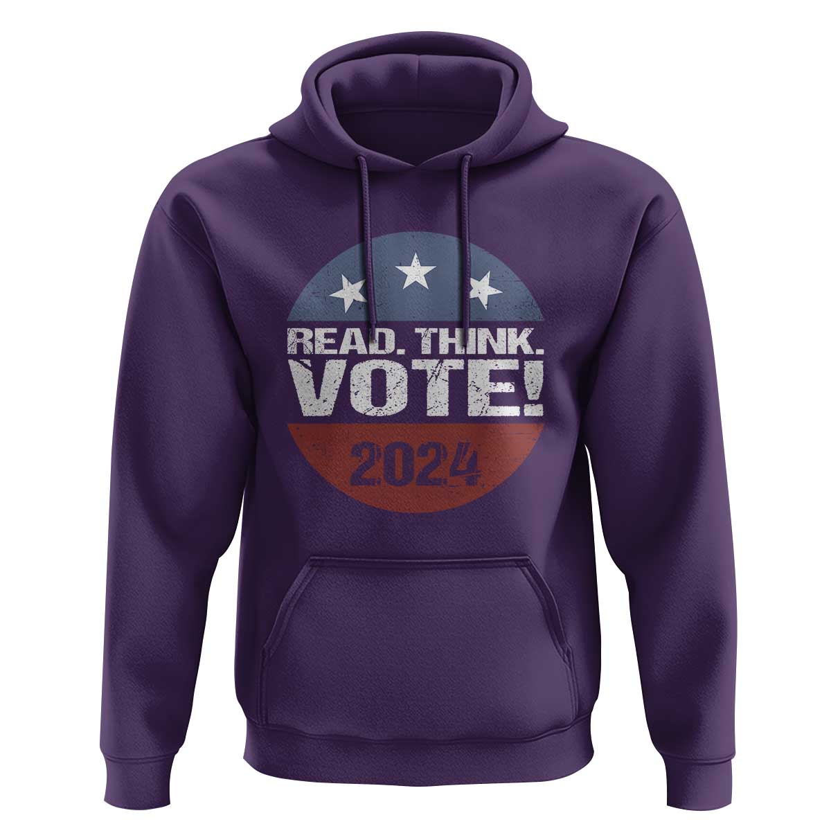 Vote 2024 Hoodie Read Think Vote TS09