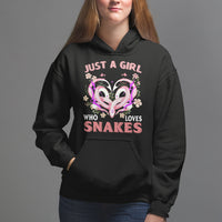 Just A Girl Who Loves Snakes Hoodie - Wonder Print Shop