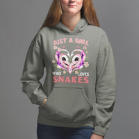 Just A Girl Who Loves Snakes Hoodie - Wonder Print Shop