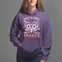 Just A Girl Who Loves Snakes Hoodie - Wonder Print Shop