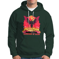 Mothman Harbinger of Doom! City Night Cryptid Creature Hoodie - Wonder Print Shop