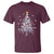 Skull Christmas Tree Cool Christmas Skeleton T Shirt - Wonder Print Shop
