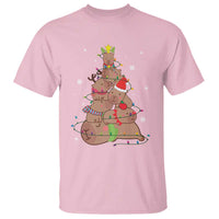 Funny Capybara Christmas Tree T Shirt - Wonder Print Shop