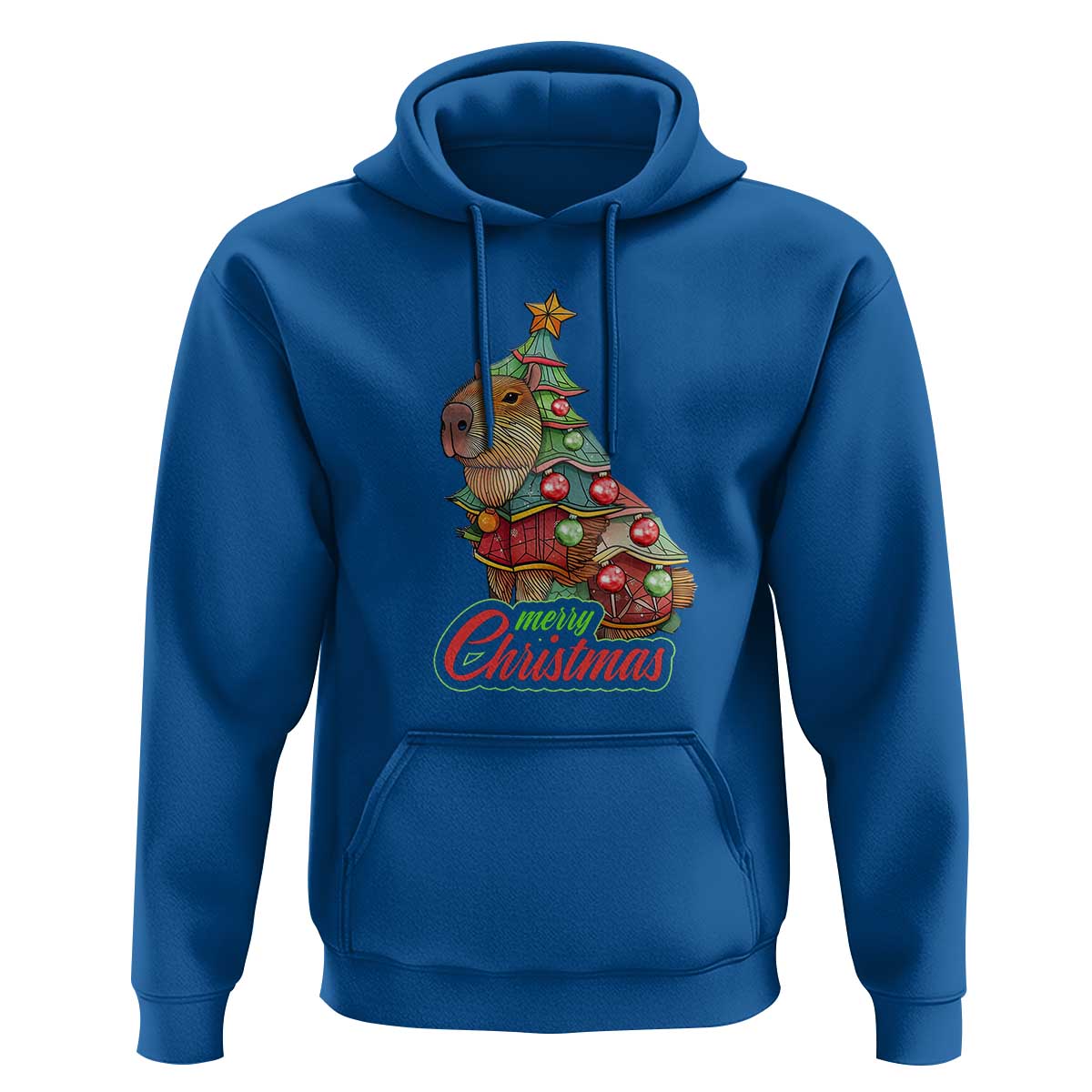 Cute Capybara Christmas Tree Hoodie