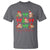 Funny Capybara Christmas T Shirt Cute Capy Coquette Bow - Wonder Print Shop