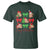 Funny Capybara Christmas T Shirt Cute Capy Coquette Bow - Wonder Print Shop