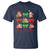 Funny Capybara Christmas T Shirt Cute Capy Coquette Bow - Wonder Print Shop