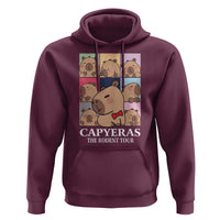 Funny Capybara Christmas Hoodie Capyeras The Rodent Tour