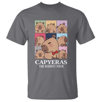 Funny Capybara Christmas T Shirt Capyeras The Rodent Tour - Wonder Print Shop