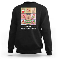 Funny Capybara Christmas Sweatshirt In My Christmas Era - Wonder Print Shop