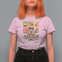 Funny Capybara Christmas T Shirt For Women In My Christmas Era - Wonder Print Shop