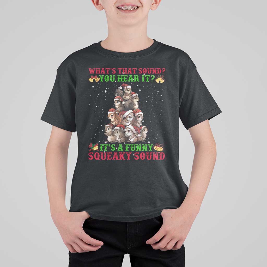 Squirrel Christmas T Shirt For Kid It's A Funny Squeaky Sound - Wonder Print Shop