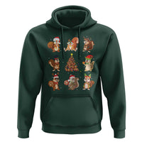 Funny Squirrel Christmas Santa Reindeer Hoodie