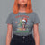 Funny Christmas Raccoon T Shirt For Women Sorta Merry Sorta Feral Merry Trashmas - Wonder Print Shop