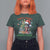 Funny Christmas Raccoon T Shirt For Women Sorta Merry Sorta Feral Merry Trashmas - Wonder Print Shop