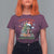 Funny Christmas Raccoon T Shirt For Women Sorta Merry Sorta Feral Merry Trashmas - Wonder Print Shop