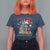 Funny Christmas Raccoon T Shirt For Women Sorta Merry Sorta Feral Merry Trashmas - Wonder Print Shop