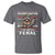 Funny Christmas Raccoon T Shirt Sorry Santa I've Been Feral - Wonder Print Shop