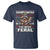 Funny Christmas Raccoon T Shirt Sorry Santa I've Been Feral - Wonder Print Shop