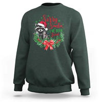 Funny Christmas Sweatshirt Sorry Santa I've Been Feral Raccoon - Wonder Print Shop