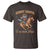 Funny Christmas Raccoon T Shirt Sorry Santa I've Been Feral Cowboy - Wonder Print Shop